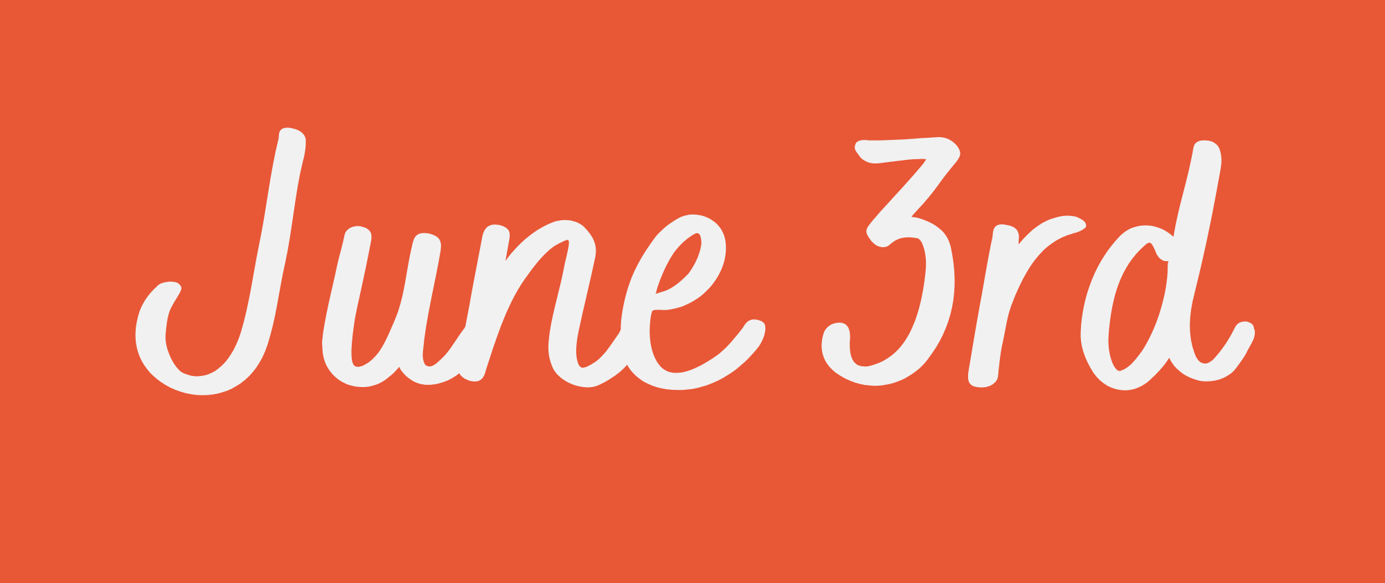 June 3rd 2026