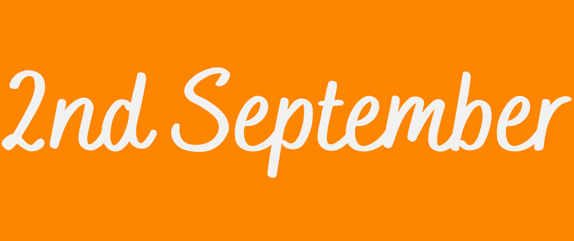 2nd September