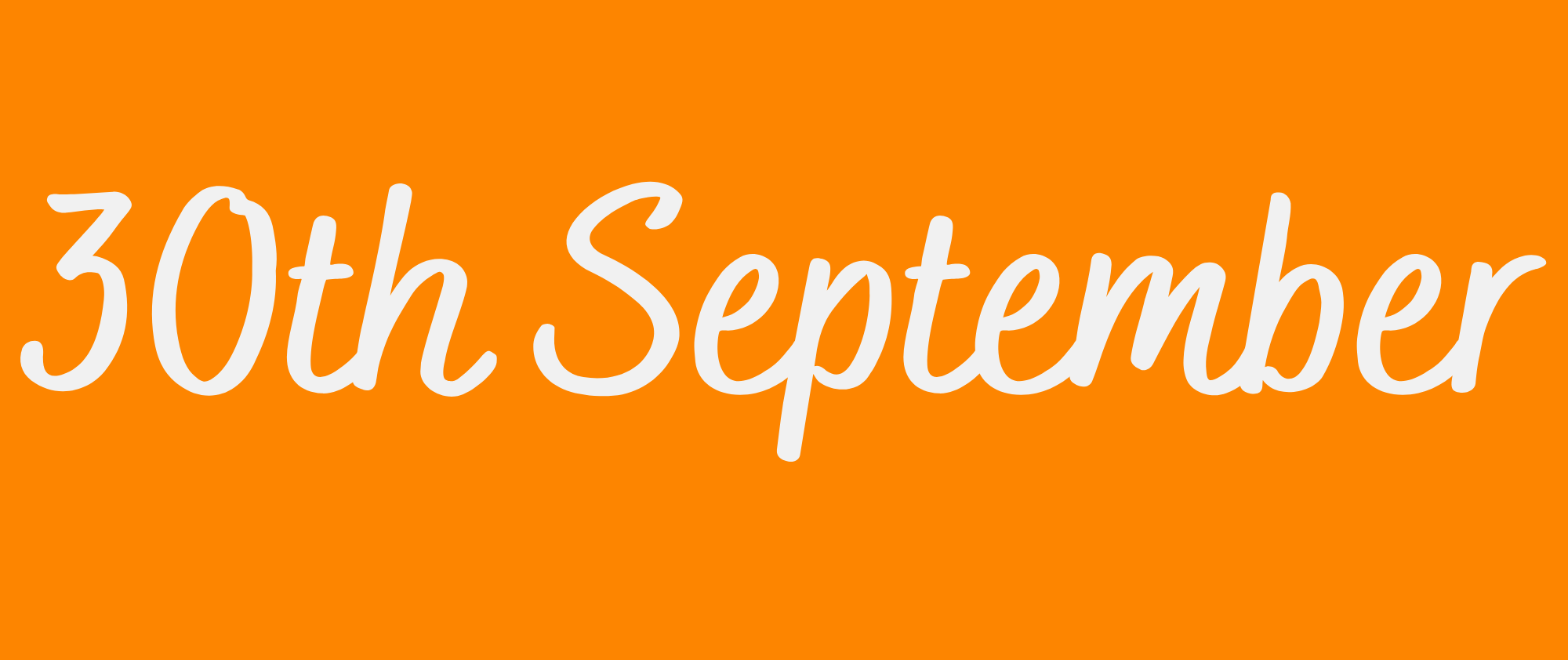 30th September